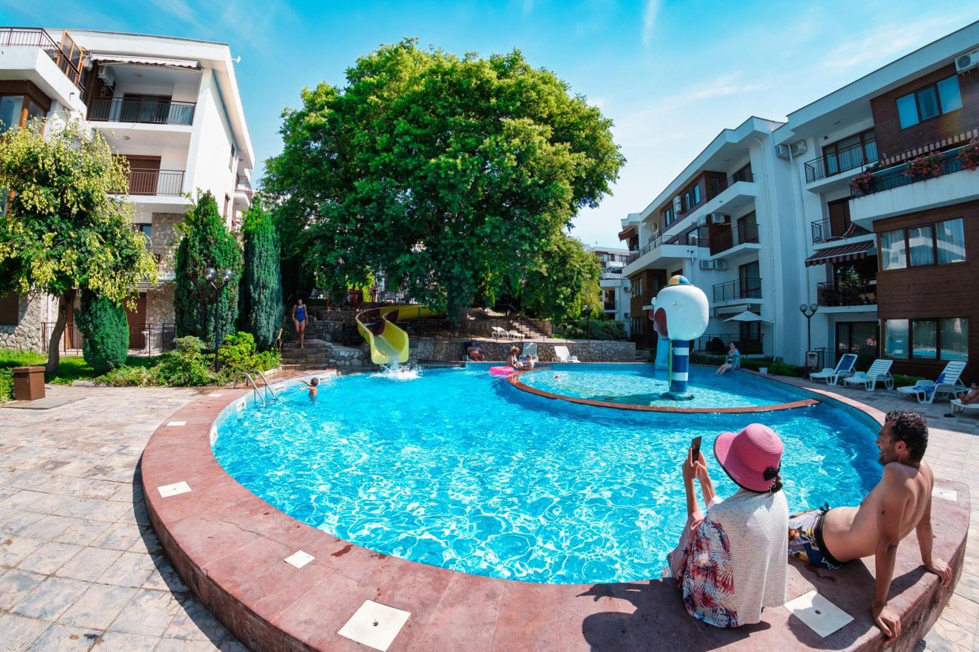 Messambria Fort Noks Beach Apartments เอเลนีเต ภายนอก รูปภาพ